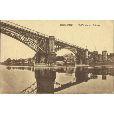 CPA: ALLEMAGNE, COBLENZ, Pfaffendorfer Brucke, jahre 1920