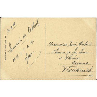 CPA: ALLEMAGNE, COBLENZ, Pfaffendorfer Brucke, jahre 1920