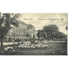CPA: ALLEMAGNE, BONN, Burgerverein m.Poppelsdorfer Allee, jahre 1920