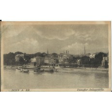 CPA: ALLEMAGNE, BONN, Dampfer-Anlegestelle, jahre 1920