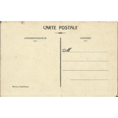 CPA: MAROC, Casablanca, Entrée du Port, années 1910