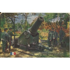 CPA: GUERRE 1914-1918, MORTIER de 270, années 1910