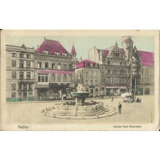 CPA: ALLEMAGNE, AACHEN, Kaiser-Karl-Brunnen (1920)