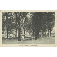 CPA: ALLEMAGNE, AACHEN, Kurgarten, Mittelpromenade (1920)