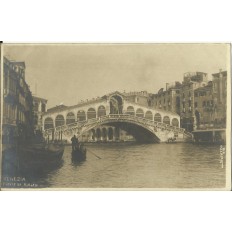 CPA: ITALIA, VENEZIA, Ponte di Rialto, anni 1900