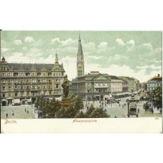 CPA: ALLEMAGNE, BERLIN, Alexanderplatz (1910)