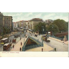 CPA: ALLEMAGNE, BERLIN, Postdamer Brucke (1910)