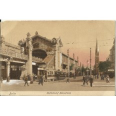 CPA: ALLEMAGNE, BERLIN, Hochbahnhof Bulowstrasse, 1910