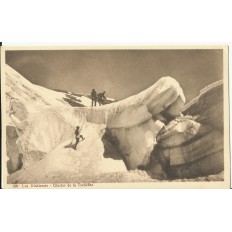 CPA: SUISSE, Les Diablerets, Glacier de la Tschiffaz, années 1920