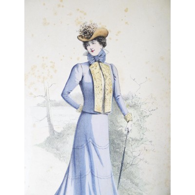 LITHOGRAPHY FASHION, years 1900-1910 (12)