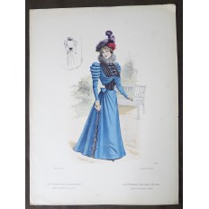 LITHOGRAPHIE de MODE, COSTUMES, COUTURE, FASHION, années 1900-1910 (38)