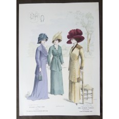 LITHOGRAPHY FASHION, years 1900-1910 (49)