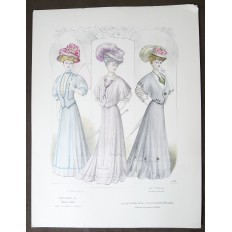 LITHOGRAPHY FASHION, years 1900-1910 (51)