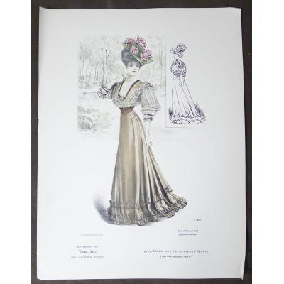 LITHOGRAPHY FASHION, years 1900-1910 (67)