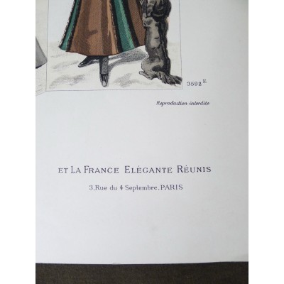 LITHOGRAPHY FASHION, years 1900-1910 (68)