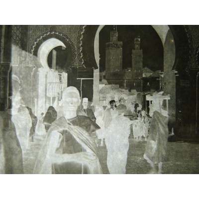 MAROC, MEKNES, PHOTOGRAPHIE / VERRE, 1926. UNE VUE (1)