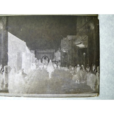 MAROC, MEKNES, PHOTOGRAPHIE / VERRE, 1926. UNE VUE (2)