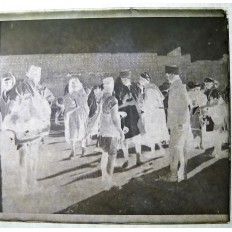 MILITAIRES AVEYRONNAIS 1926 MEKNES, PHOTOGRAPHIE. Dans la rue.