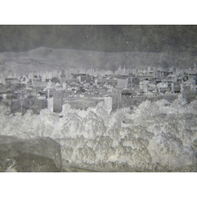 MAROC, MEKNES, PHOTOGRAPHIE / VERRE, 1926. Vue Générale (1)