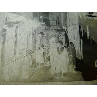 MILITAIRES AVEYRONNAIS 1926 MEKNES, PHOTOGRAPHIE. Dans la rue (3)