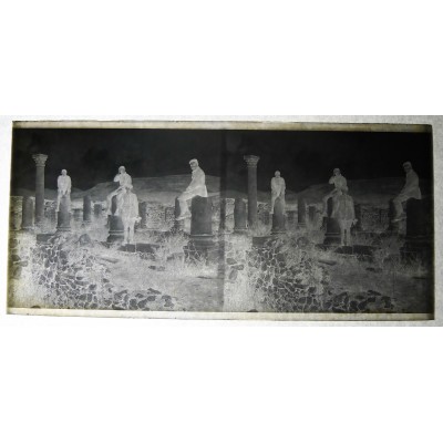 MILITAIRES AVEYRONNAIS 1926 MEKNES, PHOTOGRAPHIE/VERRE (5)