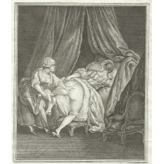 Robert SAYER (act.1750-1780), GRAVURE, LA CHAMBRIERE INSTRUITE.