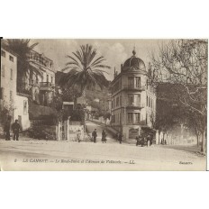 CPA - LE CANNET, Rond-Point et Avenue de Vallauris - Années 1910