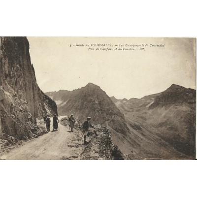 CPA - Escarpements du TOURMALET- Années 1910