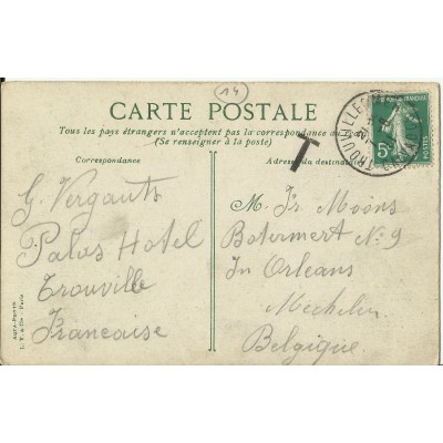 CPA - TROUVILLE, Vue de la Terrasse du CASINO- Années 1910