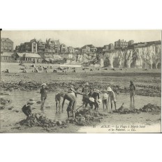 CPA: AULT, La Plage à Marée Basse, années 1910