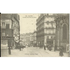 CPA: NANTES, Le Bas de la Rue de Feltre, années 1910