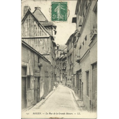 CPA - ROUEN, Rue de la Grande Mesure - Années 1900
