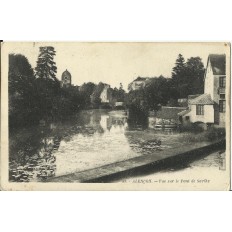 CPA: ALENCON, VUE SUR LE PONT DE SARTHE, vers 1930