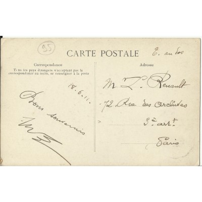 CPA: SAINT-LEU-TAVERNY, Chateau de la Chaumette, Grille d'Honneur, vers 1910