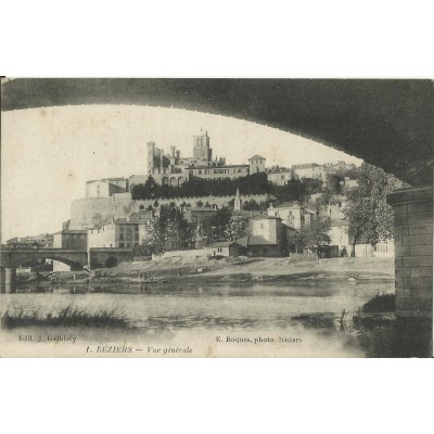 CPA: BEZIERS, Vue Générale, années 1900