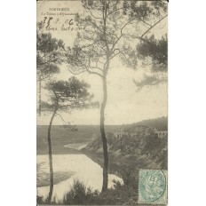 CPA: PONTRIEUX, Le Trieux à Frynaudour, vers 1900