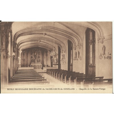 CPA: CONFLANS, Ecole Secondaire Diocésaine Sacré-Coeur, vers 1920