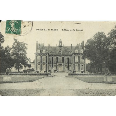 CPA: BOIS-SAINT-LEGER, Chateau de la Grange, vers 1910