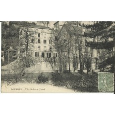 CPA: LOURDES, Villa Bethanie (Hotel), vers 1920