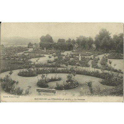 CPA: ROCHEFORT-en-YVELINES, La Roseraie, vers 1910