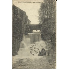 CPA: CHATELAUDREN, La Cascade, Années 1920