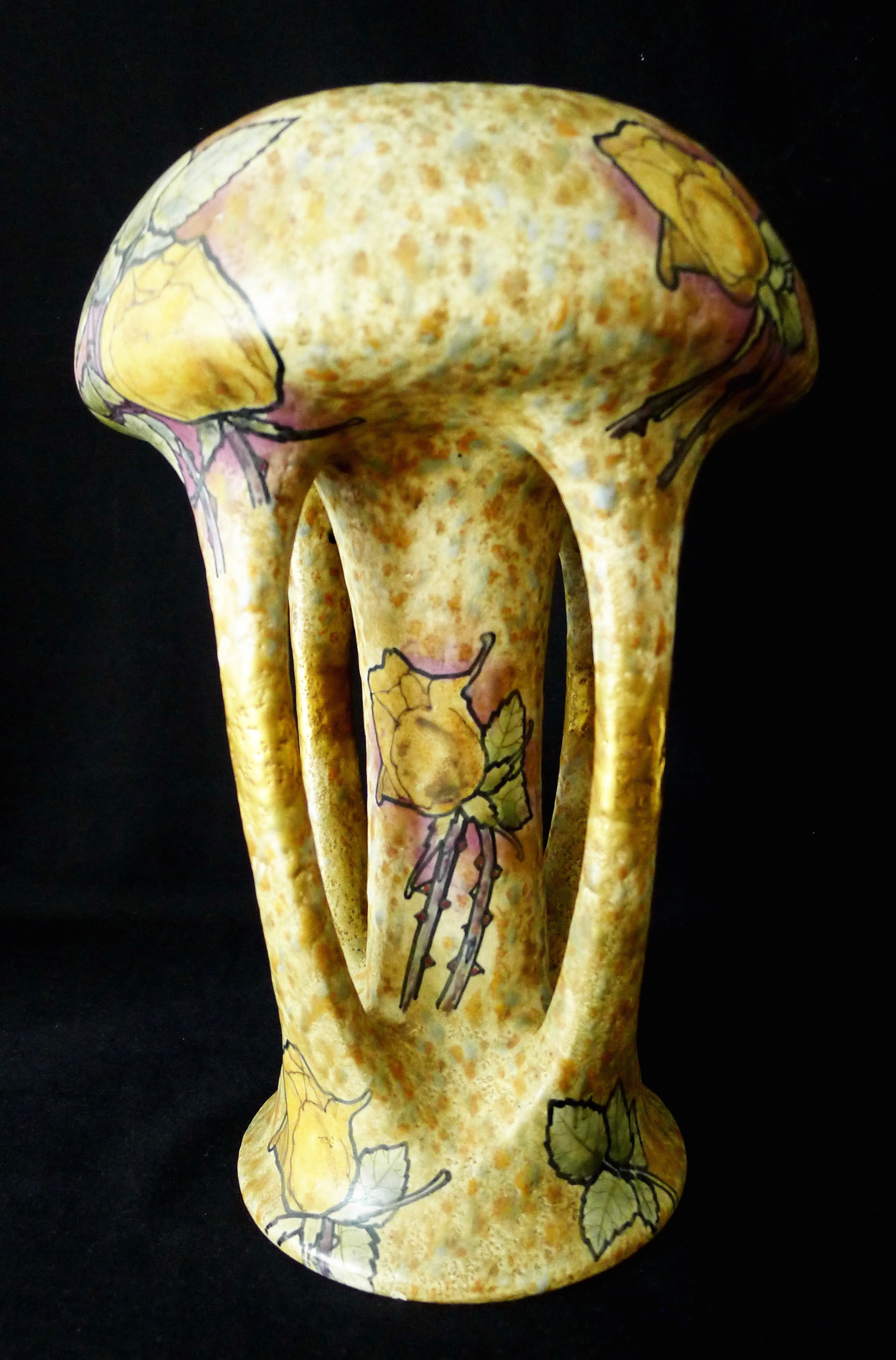 VASE ART NOUVEAU, AMPHORA AUSTRIA, Jugendstil.