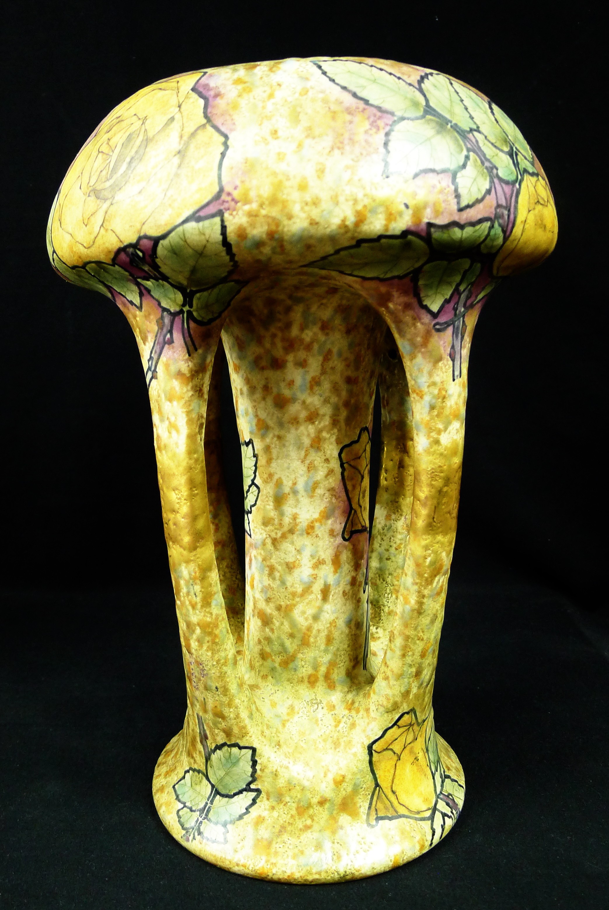 VASE ART NOUVEAU, AMPHORA AUSTRIA, Jugendstil.