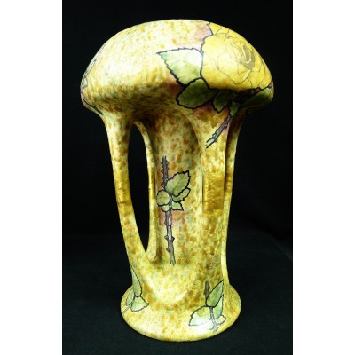 VASE ART -NOUVEAU, AMPHORA AUSTRIA, Jugendstil, DACHSEL