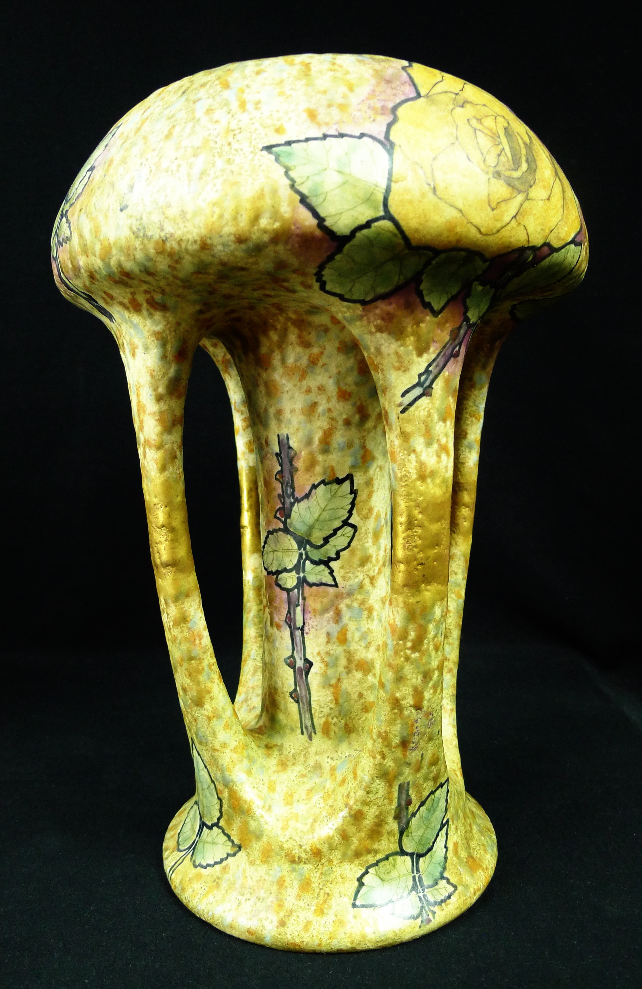 VASE ART NOUVEAU, AMPHORA AUSTRIA, Jugendstil.