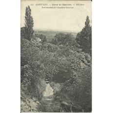 CPA - ST-LEU-LA-FORET, Source Eauriette - Années 1910