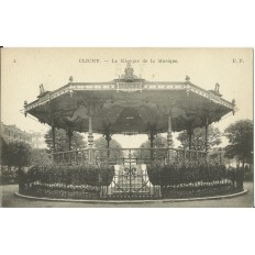 CPA - CLICHY, Le Kiosque de la Musique - Années 1910