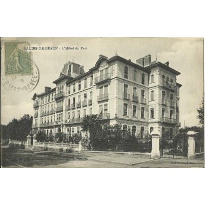 CPA - SALIES-de-BEARN, l'Hotel du Parc - Années 1910