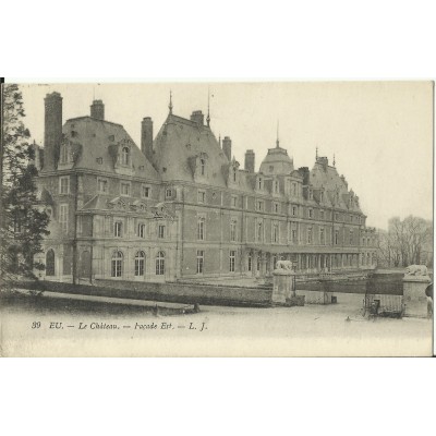 CPA - EU, Le Chateau, façade Est, Années 1910