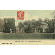 CPA - Chateau de COUBERT, Tour et Pavillon de Chasse, Années 1910